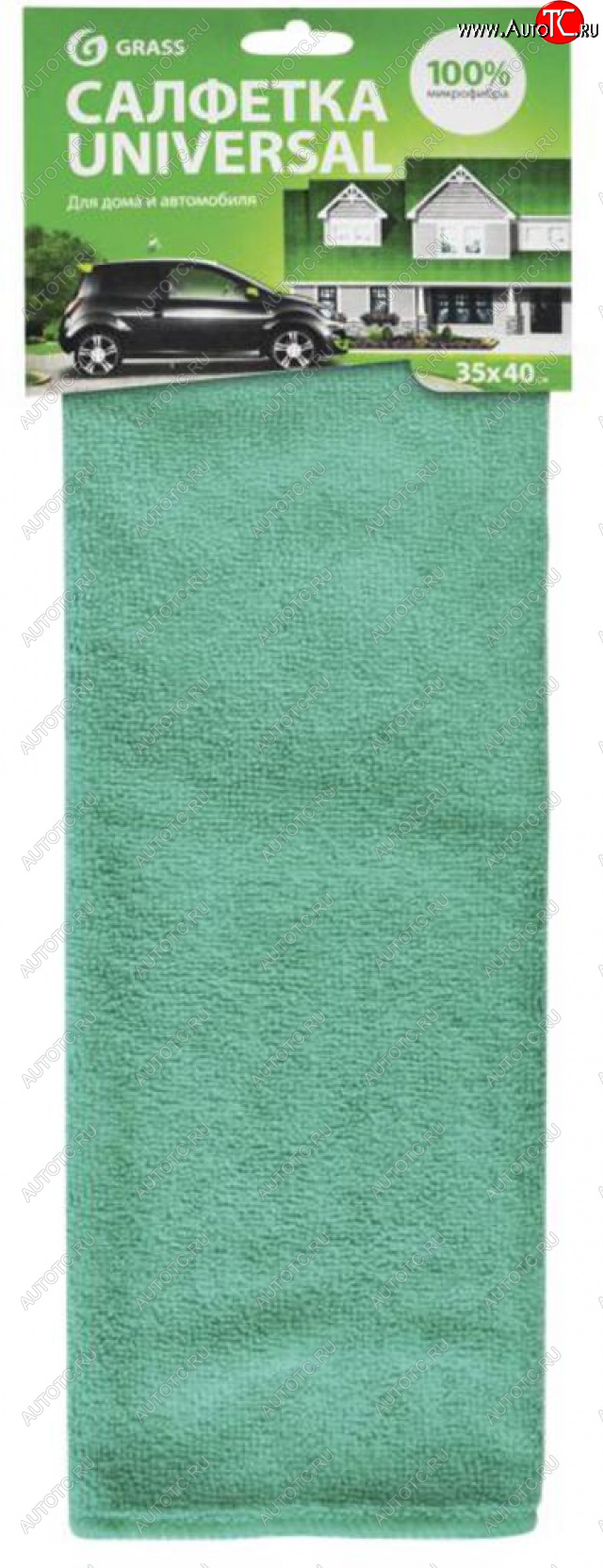 100 р. Салфетка микрофибра универсальная 35х45см (1шт.) GRASS GRASS it-0306  с доставкой в г. Кемерово