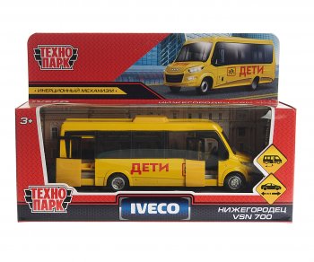 1 299 р. Модель автомобиля IVECO Нижегородец металлическая ТЕХНОПАРК ТЕХНОПАРК iveco-daily-15chi-ye ТЕХНОПАРК iveco-daily-15chi-ye  с доставкой в г. Кемерово. Увеличить фотографию 1