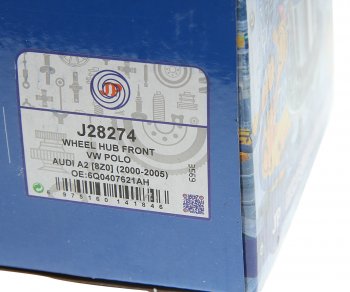 2 259 р. Подшипник ступицы VW Polo SKODA Fabia передней J&P J&P j28274  с доставкой в г. Кемерово. Увеличить фотографию 4