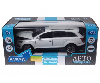 3 459 р. Модель автомобиля AUDI Q7 металлическая (1:24) АВТОПАНОРАМА АВТОПАНОРАМА jb1200118jb1251130  с доставкой в г. Кемерово. Увеличить фотографию 2