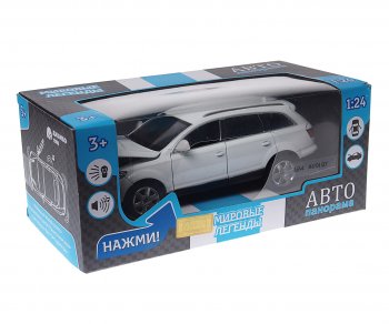 3 459 р. Модель автомобиля AUDI Q7 металлическая (1:24) АВТОПАНОРАМА АВТОПАНОРАМА jb1200118jb1251130  с доставкой в г. Кемерово. Увеличить фотографию 1