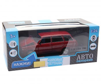 3 459 р. Модель автомобиля ВАЗ-2104 металлическая (1:24) АВТОПАНОРАМА АВТОПАНОРАМА jb1200166jb1200168 АВТОПАНОРАМА jb1200166jb1200168  с доставкой в г. Кемерово. Увеличить фотографию 1