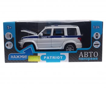 3 499 р. Модель автомобиля УАЗ-3163 Патриот металлическая (1:24) АВТОПАНОРАМА АВТОПАНОРАМА jb1251154  с доставкой в г. Кемерово. Увеличить фотографию 2