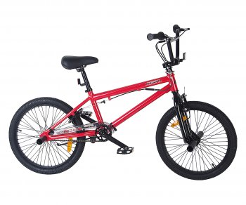 15 549 р. Велосипед 20 1-ск. BMX (AL-рама) красный HILAND HILAND jk2140001-20 HILAND jk2140001-20  с доставкой в г. Кемерово. Увеличить фотографию 8