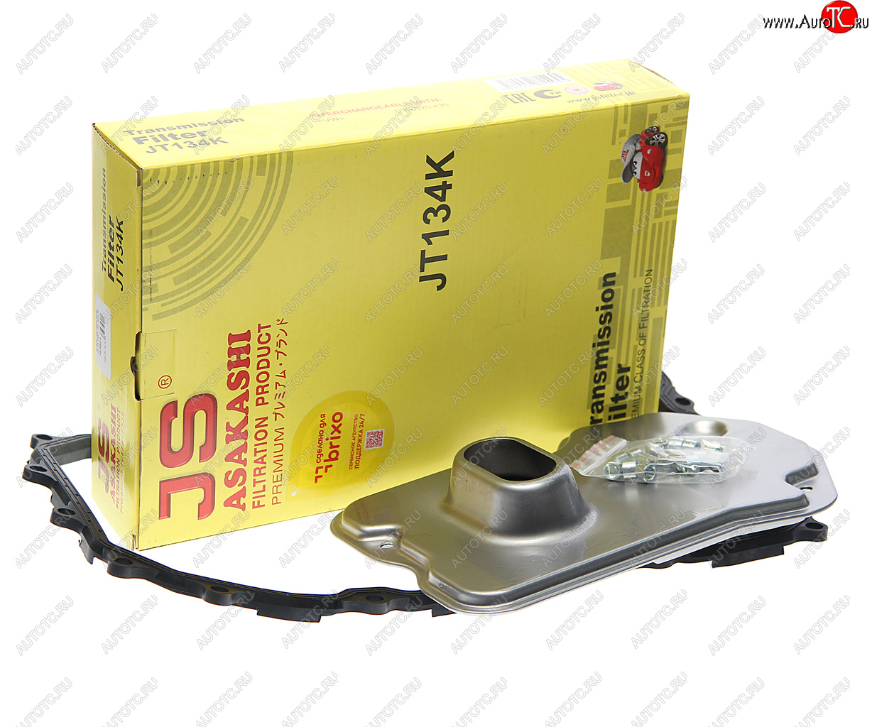 4 199 р. Фильтр масляный АКПП VW Touareg (02-10) AUDI Q7 (06-) (с прокладкой) JS ASAKASHI JS ASAKASHI jt134k  с доставкой в г. Кемерово