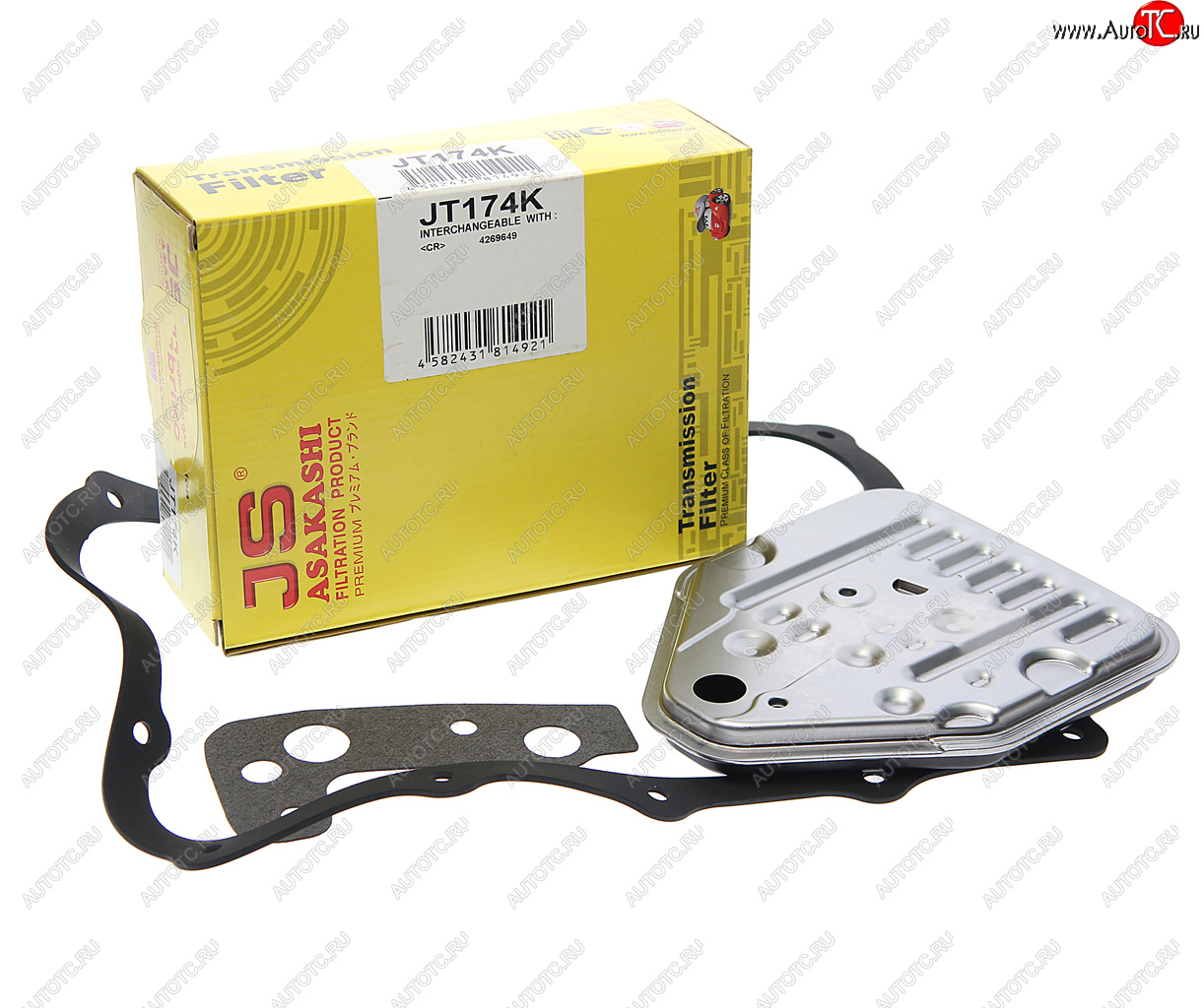 2 899 р. Фильтр масляный АКПП CHRYSLER Neon (98-) (с прокладкой) JS ASAKASHI JS ASAKASHI jt174k  с доставкой в г. Кемерово