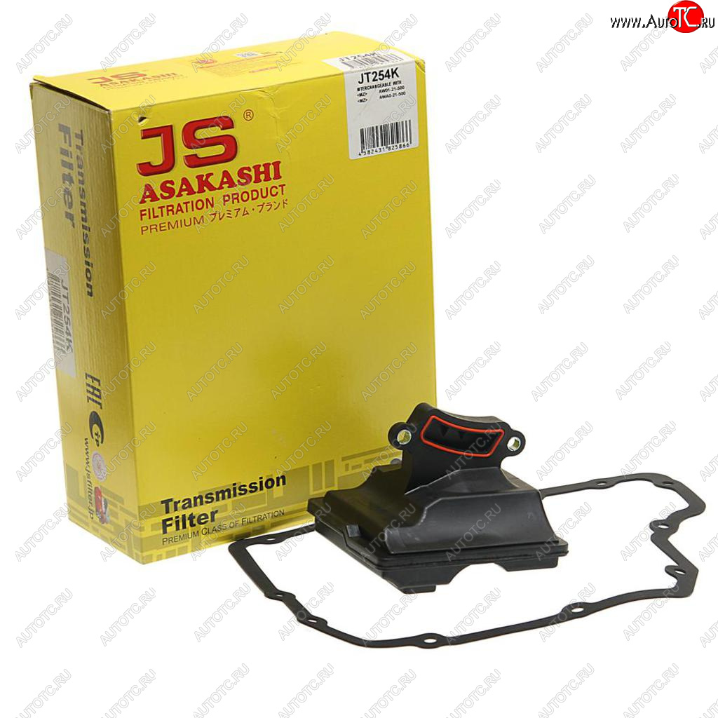 4 299 р. Фильтр масляный АКПП MAZDA CX-7 (09-) (с прокладкой) JS ASAKASHI JS ASAKASHI jt254k  с доставкой в г. Кемерово