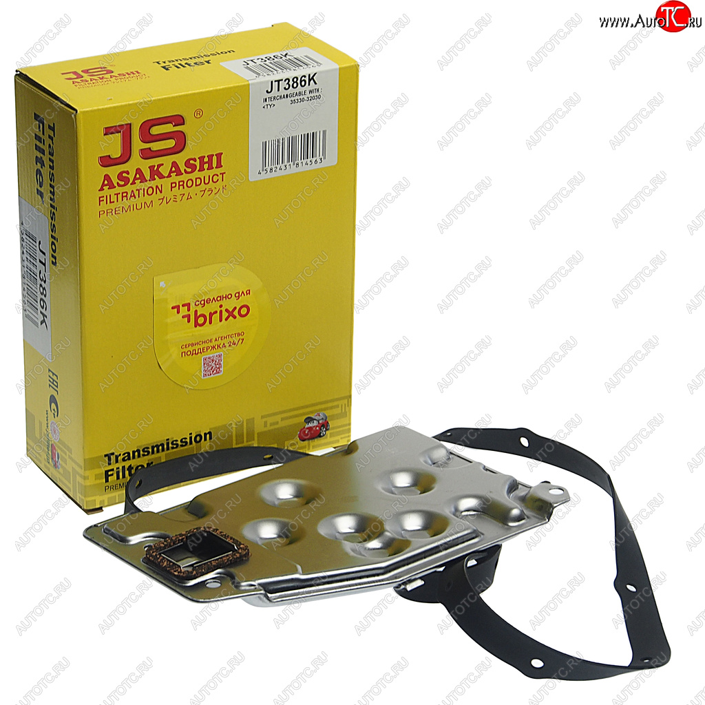 2 299 р. Фильтр масляный АКПП TOYOTA Camry (91-96) (с прокладкой) JS ASAKASHI JS ASAKASHI jt386k  с доставкой в г. Кемерово