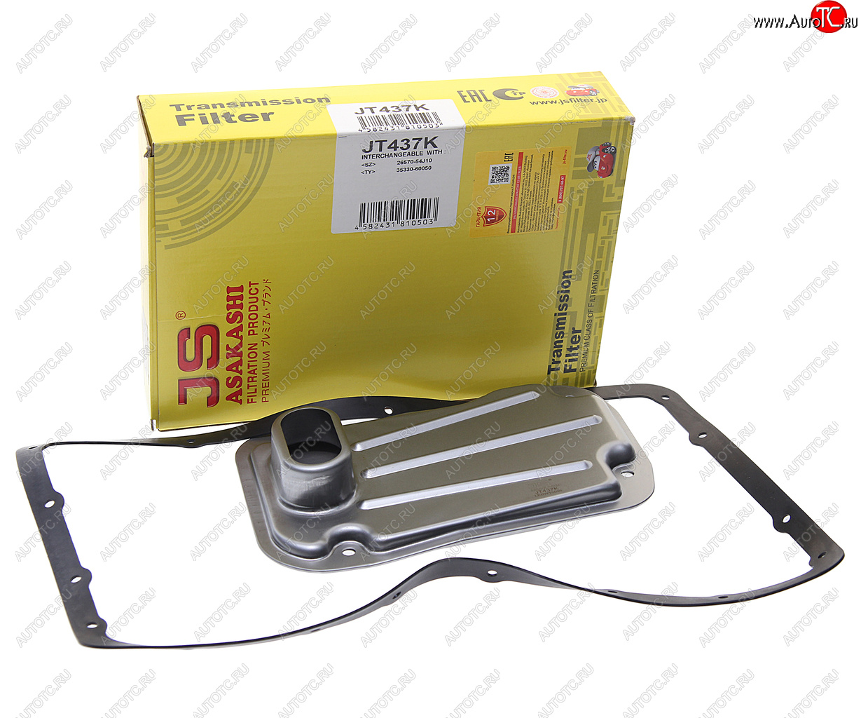 3 179 р. Фильтр масляный АКПП TOYOTA Land Cruiser (02-) LEXUS GX470 (02-09),LX470 (с прокладкой) JS ASAKASHI JS ASAKASHI jt437k  с доставкой в г. Кемерово
