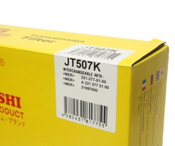 5 999 р. Фильтр масляный АКПП MERCEDES C,E,S,ML,GL (722.9) (с прокладкой) JS ASAKASHI JS ASAKASHI jt507k  с доставкой в г. Кемерово. Увеличить фотографию 4