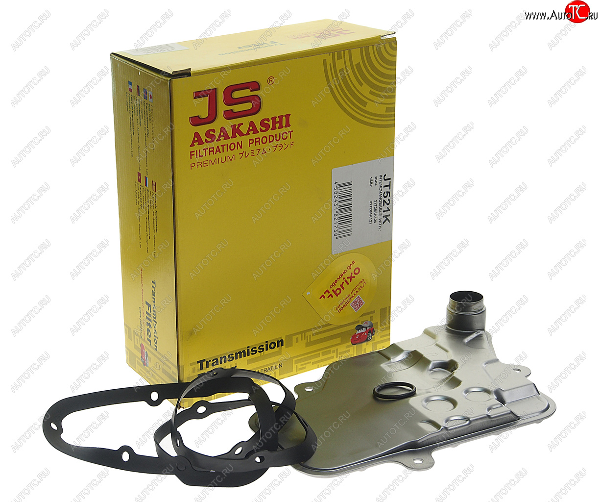 3 999 р. Фильтр масляный АКПП SUBARU Forester (с прокладкой) JS ASAKASHI JS ASAKASHI jt521k JS ASAKASHI jt521k  с доставкой в г. Кемерово