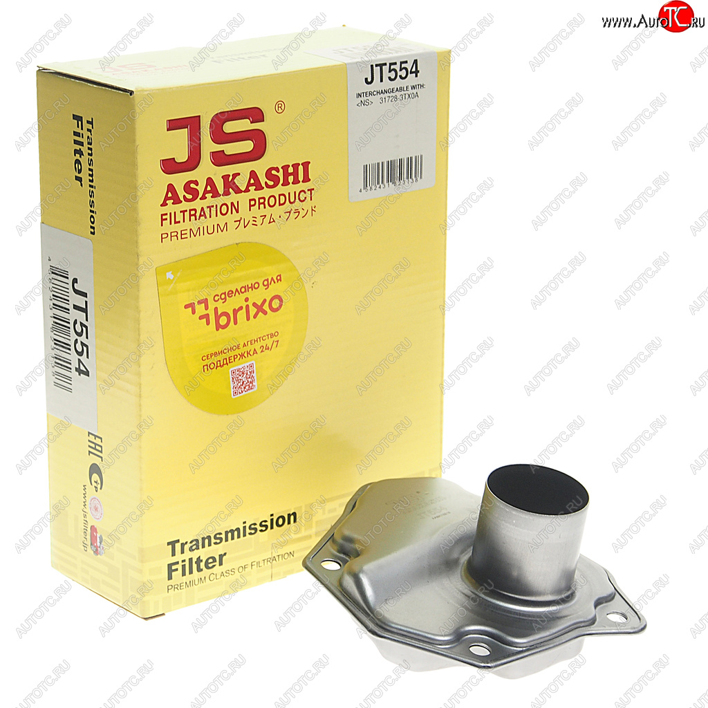 3 289 р. Фильтр масляный АКПП NISSAN Juke (10-) JS ASAKASHI JS ASAKASHI jt554  с доставкой в г. Кемерово