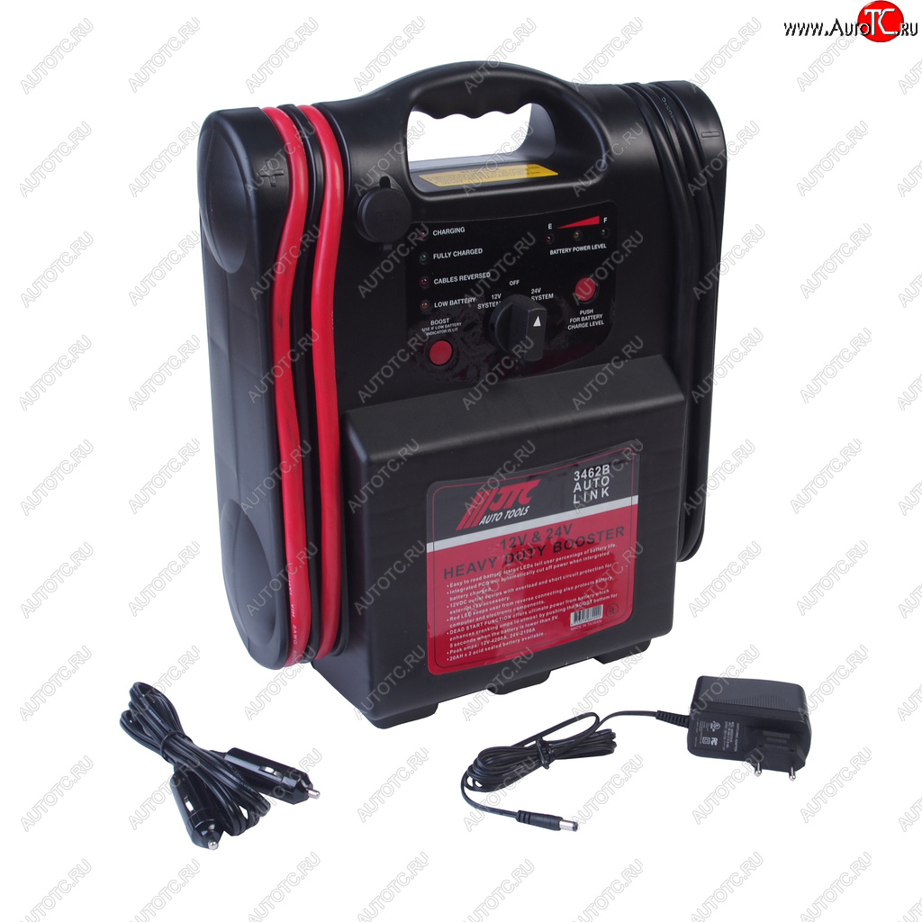 59 999 р. Устройство пусковое 12V 4200А 24V 2100А со встроенным аккумулятором 20Ач JTC JTC TOOLS CO., LTD jtc-3462b JTC TOOLS CO., LTD jtc-3462b  с доставкой в г. Кемерово