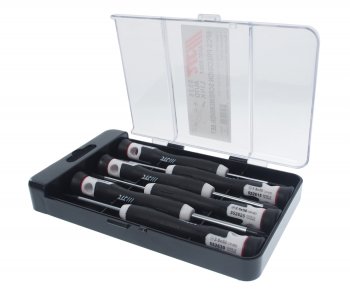 1 839 р. Набор отверток прецизионных PH00/0/1 SL1.5/2.5/3 L=150мм 6 предметов JTC JTC TOOLS CO., LTD jtc-5526 JTC TOOLS CO., LTD jtc-5526  с доставкой в г. Кемерово. Увеличить фотографию 1