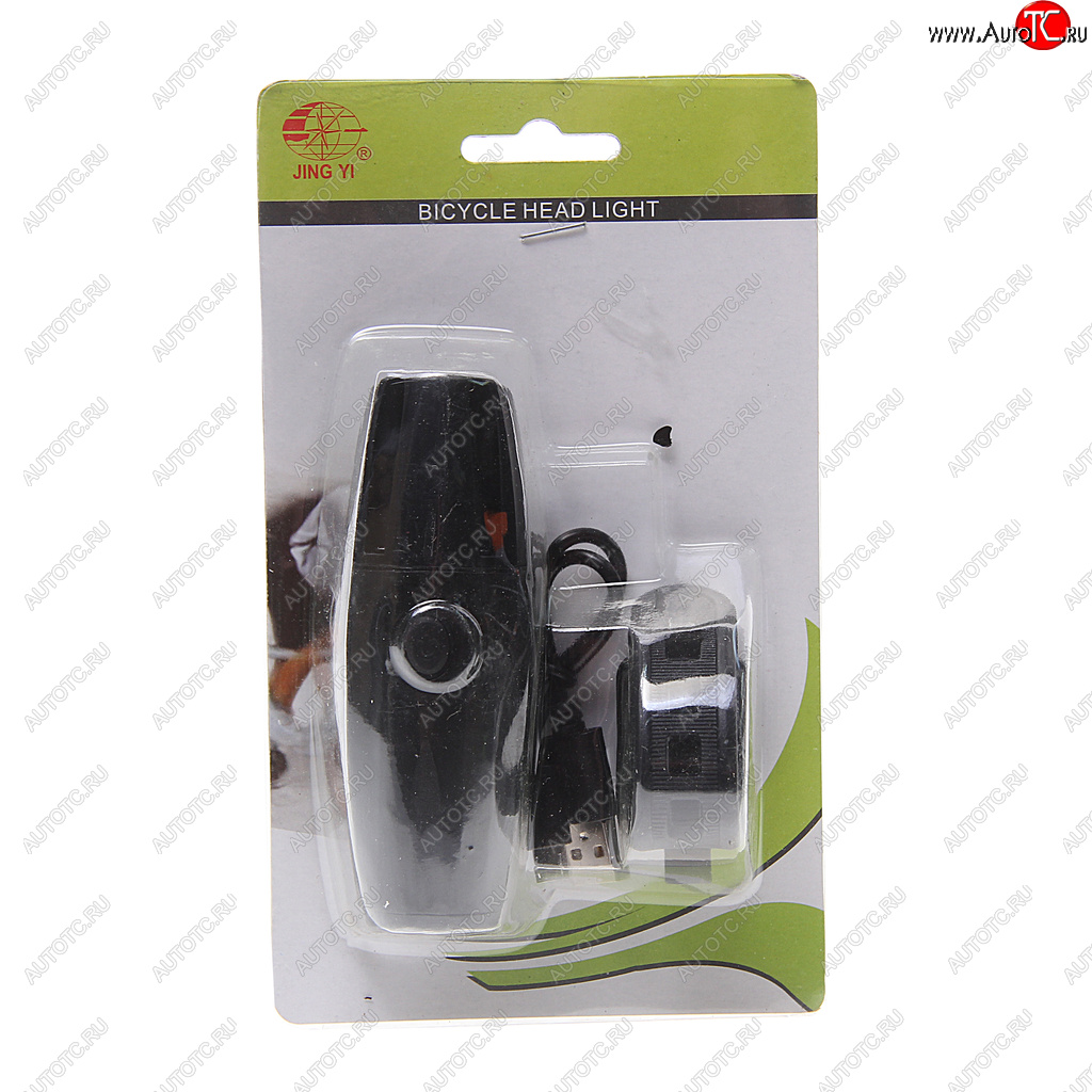 2 299 р. Фонарь велосипедный передний USB кабель с аккумулятором 2400mAh Cree XM-L Led NO NAME jy-7026  с доставкой в г. Кемерово