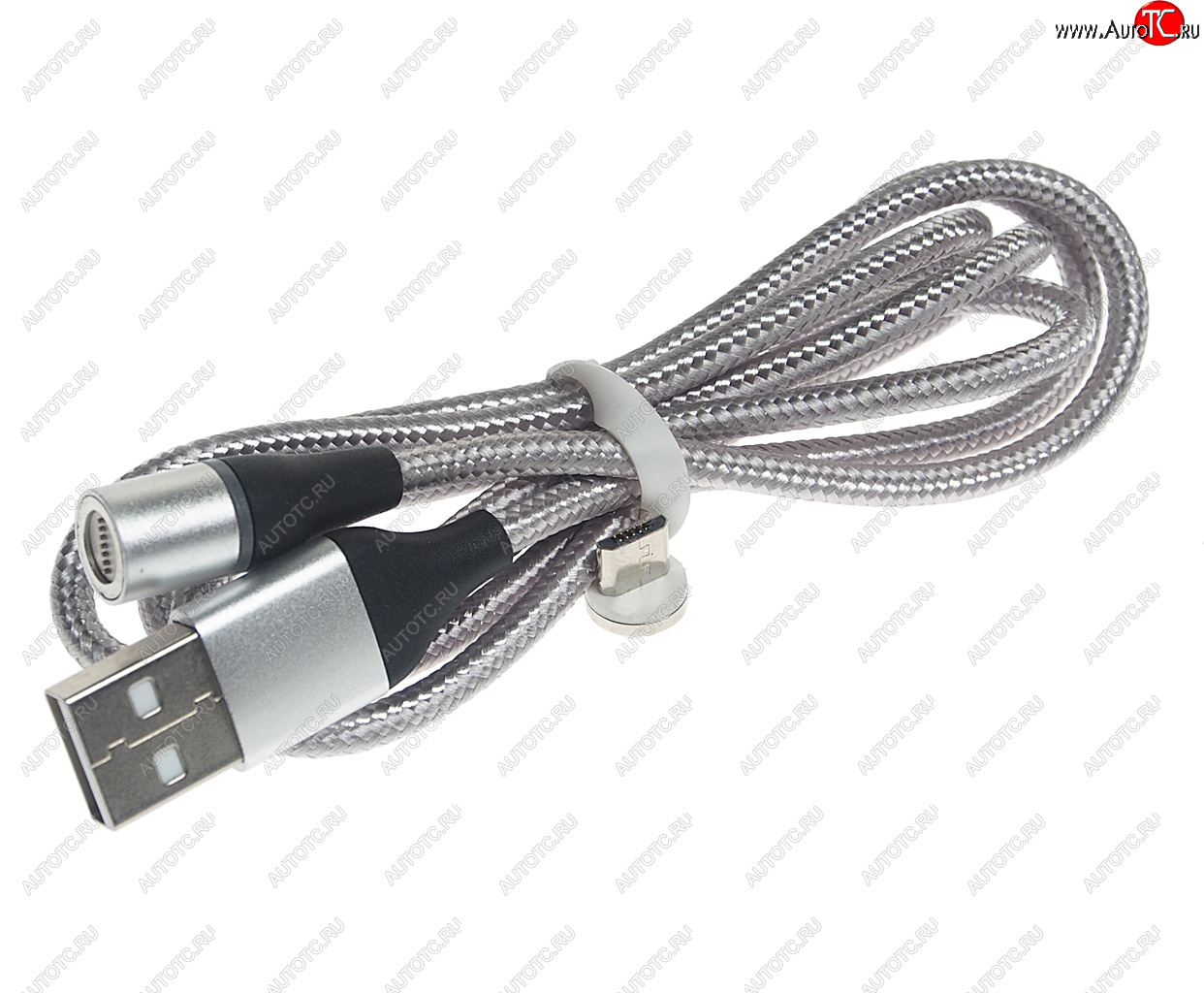 158 р. Кабель micro USB 1м FAISON FAISON k-05 union grey  с доставкой в г. Кемерово