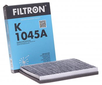 1 289 р. Фильтр воздушный салона VW Passat угольный FILTRON FILTRON k1045a  с доставкой в г. Кемерово. Увеличить фотографию 1