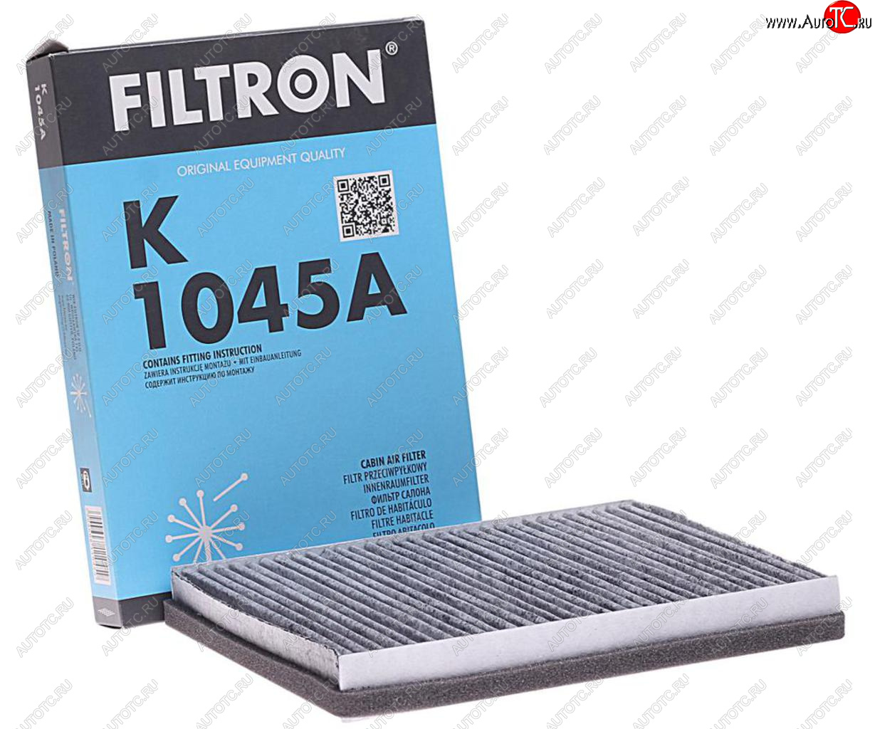 1 289 р. Фильтр воздушный салона VW Passat угольный FILTRON FILTRON k1045a  с доставкой в г. Кемерово