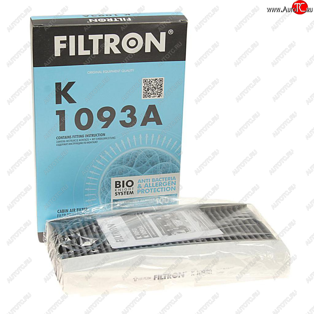879 р. Фильтр воздушный салона PEUGEOT 307,308 CITROEN C3,C4,DS4 угольный FILTRON FILTRON k1093a  с доставкой в г. Кемерово