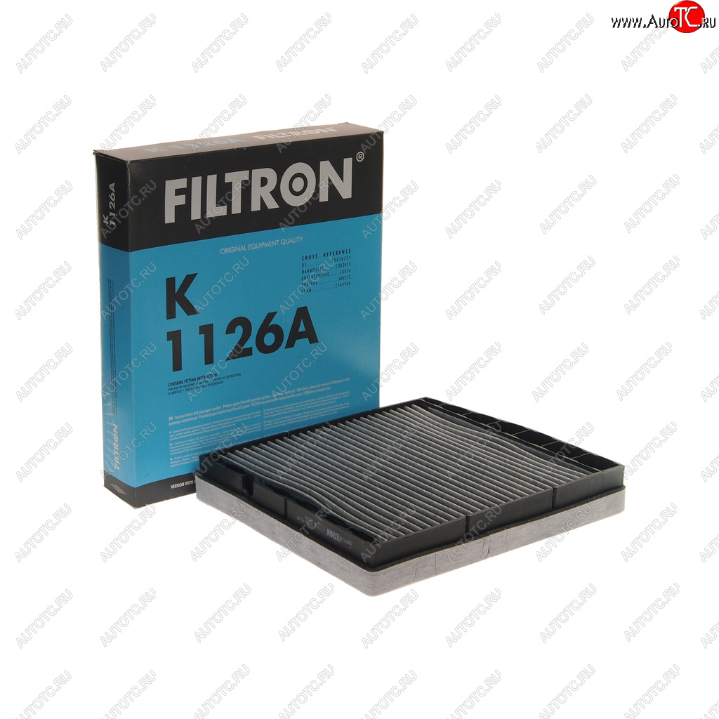 1 799 р. Фильтр воздушный салона VOLVO S60,S80,XC70 (00-),XC70 2 (07-),V70 2 (00-) FILTRON FILTRON k1126a  с доставкой в г. Кемерово