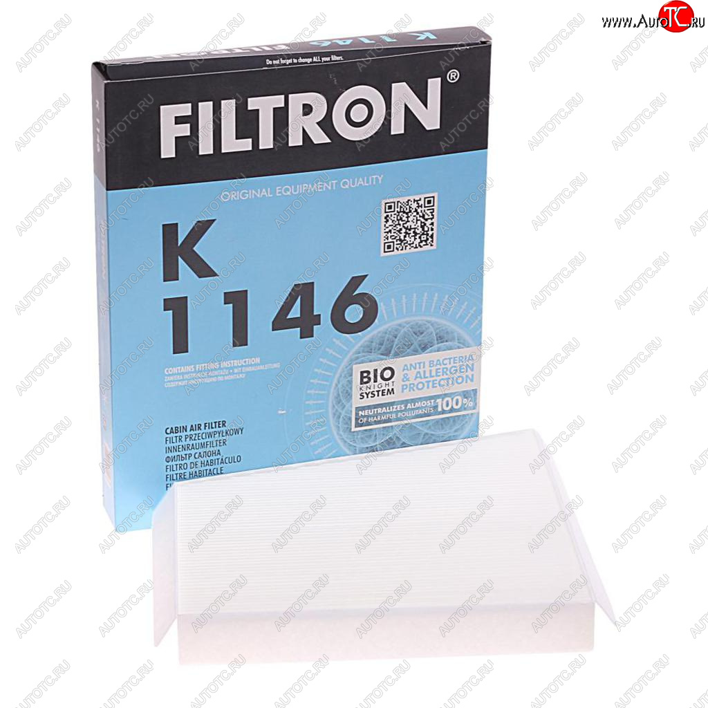 819 р. Фильтр воздушный салона MERCEDES CLS (C219),E (W211,S211) FILTRON FILTRON k1146  с доставкой в г. Кемерово