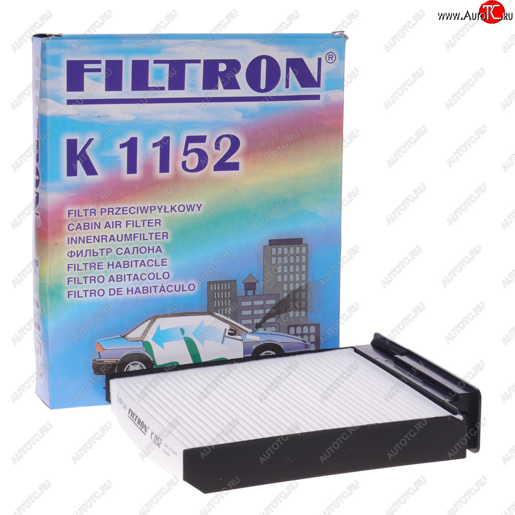 649 р. Фильтр воздушный салона ЛАДА Largus RENAULT Logan,Duster NISSAN Note (06-) FILTRON FILTRON k1152  с доставкой в г. Кемерово
