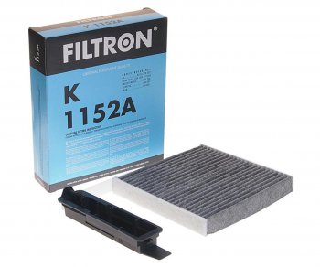 779 р. Фильтр воздушный салона ЛАДА Largus RENAULT Logan,Duster NISSAN Note (06-) угольный FILTRON FILTRON k1152a  с доставкой в г. Кемерово. Увеличить фотографию 1
