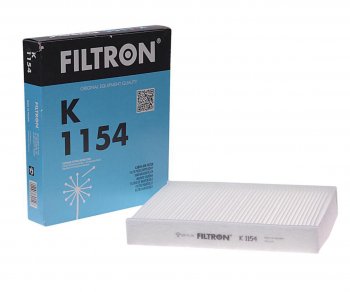 469 р. Фильтр воздушный салона FILTRON FILTRON k1154  с доставкой в г. Кемерово. Увеличить фотографию 1