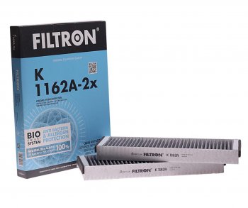 1 399 р. Фильтр воздушный салона AUDI A6 (05-11) угольный FILTRON FILTRON k1162a-2x  с доставкой в г. Кемерово. Увеличить фотографию 1
