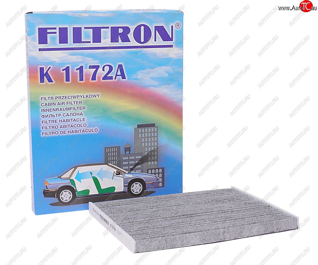 729 р. Фильтр воздушный салона OPEL Corsa D FIAT Grande Punto (05-) угольный FILTRON FILTRON k1172a  с доставкой в г. Кемерово