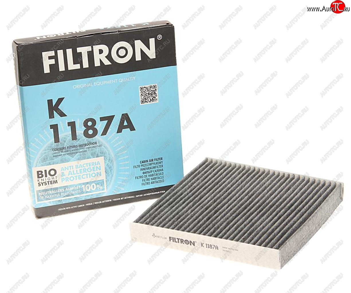 779 р. Фильтр воздушный салона HONDA Accord (03-13) угольный FILTRON FILTRON k1187a  с доставкой в г. Кемерово
