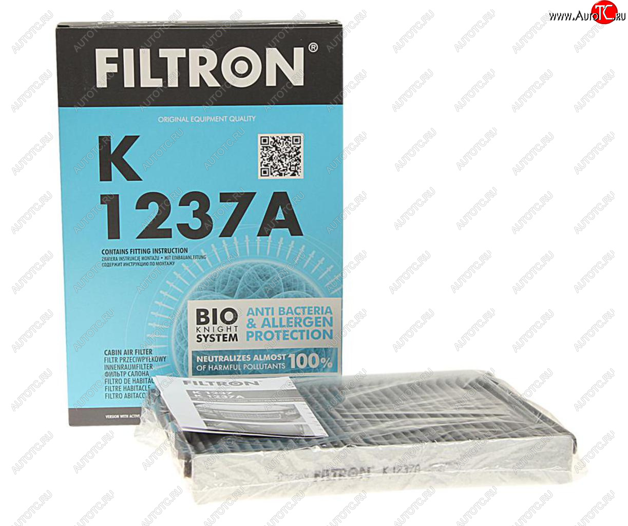 1 399 р. Фильтр воздушный салона VOLVO S60 (10-),S80 (06-),XC60 LAND ROVER Freelander 2 угольный FILTRON FILTRON k1237a  с доставкой в г. Кемерово