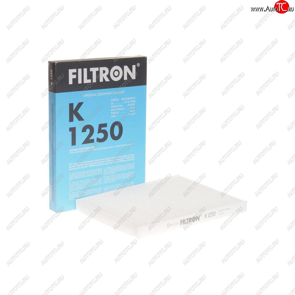499 р. Фильтр воздушный салона HYUNDAI ix20 (10-) KIA Venga (09-) FILTRON FILTRON k1250  с доставкой в г. Кемерово