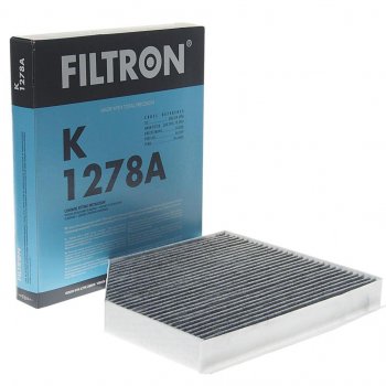 1 289 р. Фильтр воздушный салона AUDI A4,A5,Q5 (08-) PORSCHE Macan (14-) угольный FILTRON FILTRON k1278a  с доставкой в г. Кемерово. Увеличить фотографию 1