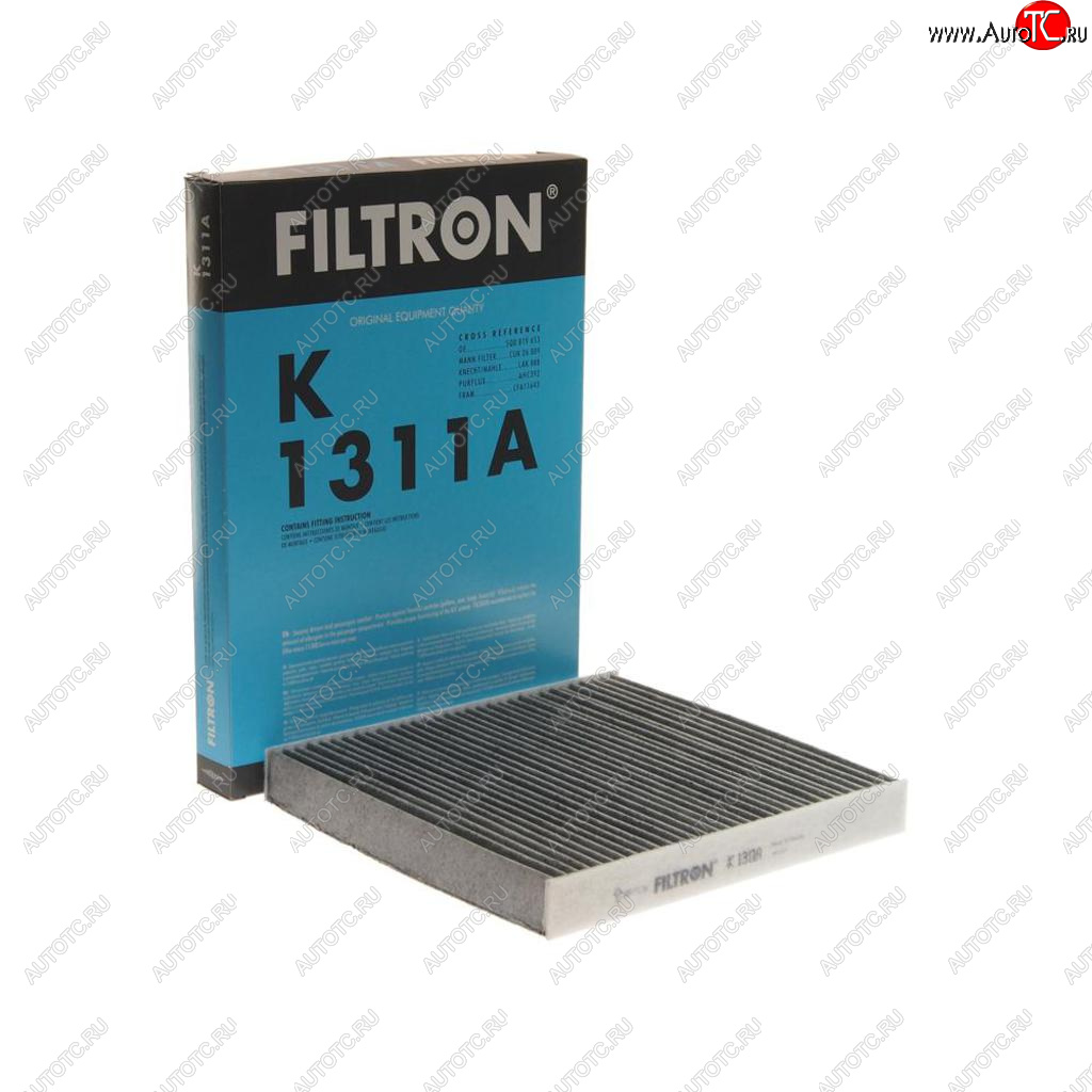 899 р. Фильтр воздушный салона VW Golf (14-) AUDI A3 (12-) SEAT Leon (12-) угольный FILTRON FILTRON k1311a  с доставкой в г. Кемерово