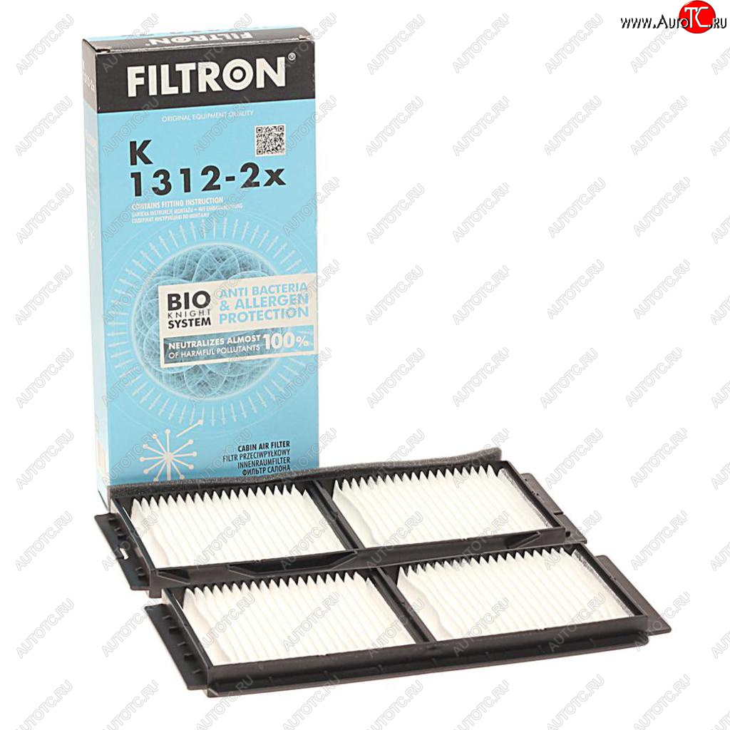 1 199 р. Фильтр воздушный салона MAZDA 3 (08-13) комплект (2шт.) FILTRON FILTRON k1312-2x  с доставкой в г. Кемерово