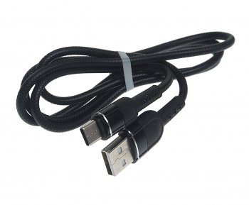 202 р. Кабель USB Type C 1м FAISON FAISON k-132 metal line black FAISON k-132 metal line black  с доставкой в г. Кемерово. Увеличить фотографию 1