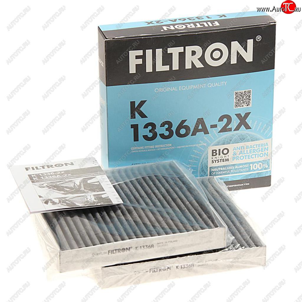 1 189 р. Фильтр воздушный салона BMW X3 (10-),X4 (14-) комплект FILTRON FILTRON k1336a-2x  с доставкой в г. Кемерово