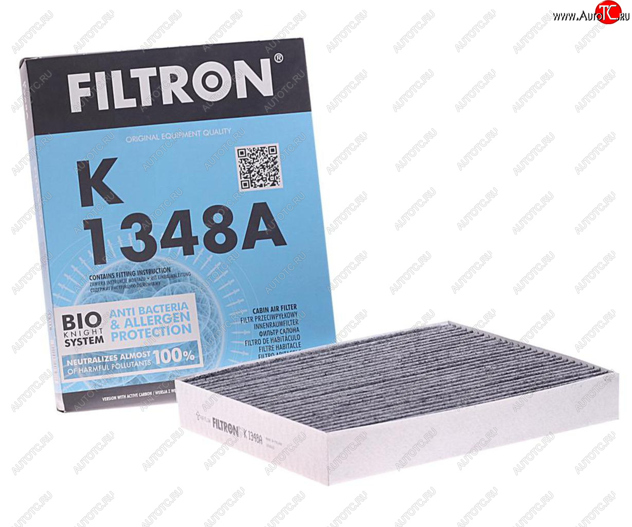 1 279 р. Фильтр воздушный салона FORD Mondeo (14-) угольный FILTRON FILTRON k1348a  с доставкой в г. Кемерово