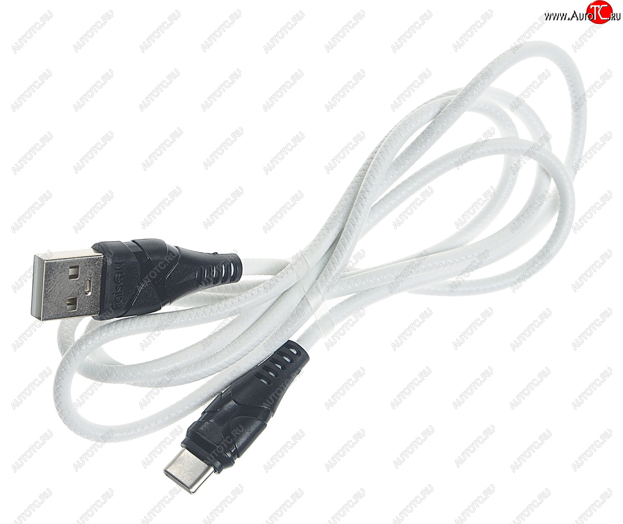 196 р. Кабель USB Type C 1м FAISON FAISON k-50 zero white  с доставкой в г. Кемерово