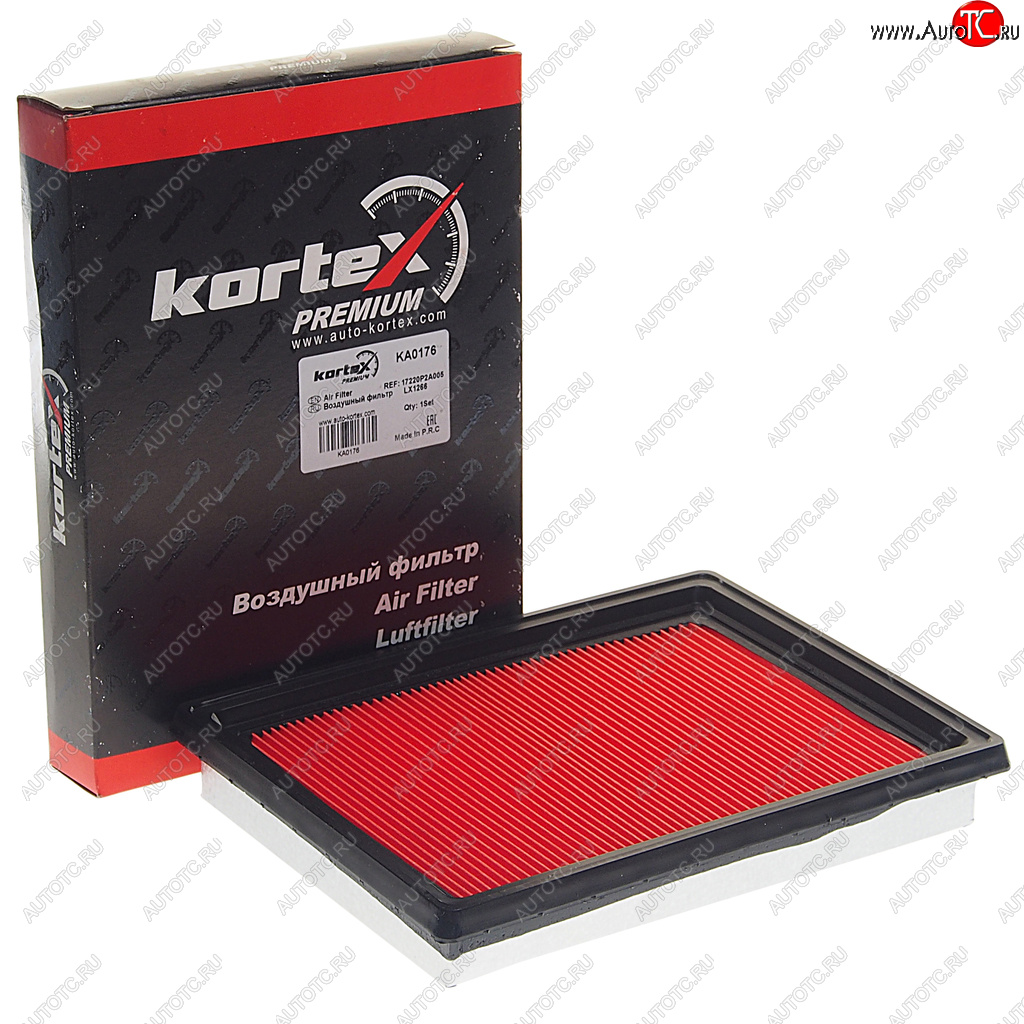 339 р. Фильтр воздушный HONDA Civic (99-) (1.4) KORTEX KORTEX ka0176  с доставкой в г. Кемерово