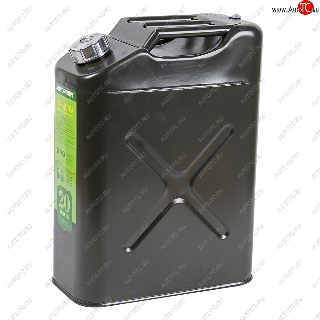 4 999 р. Канистра 20л сталь со сливным устройством AUTOPROFI AUTOPROFI kan-300 (20l)  с доставкой в г. Кемерово