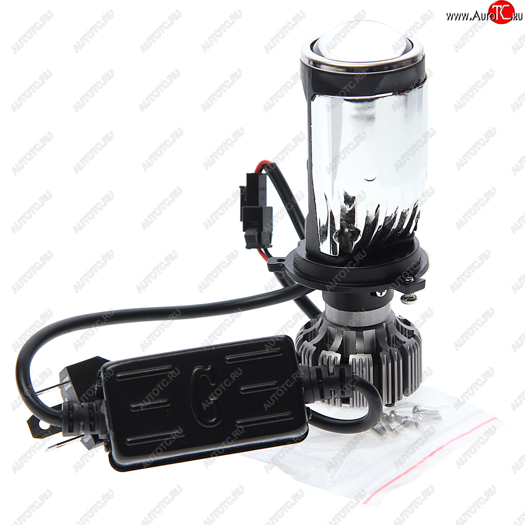 1 969 р. Лампа светодиодная 12V H4 P43t с линзой бокс (1шт.) CLEARLIGHT CLEARLIGHT kbm cl g3 н4 mini  с доставкой в г. Кемерово