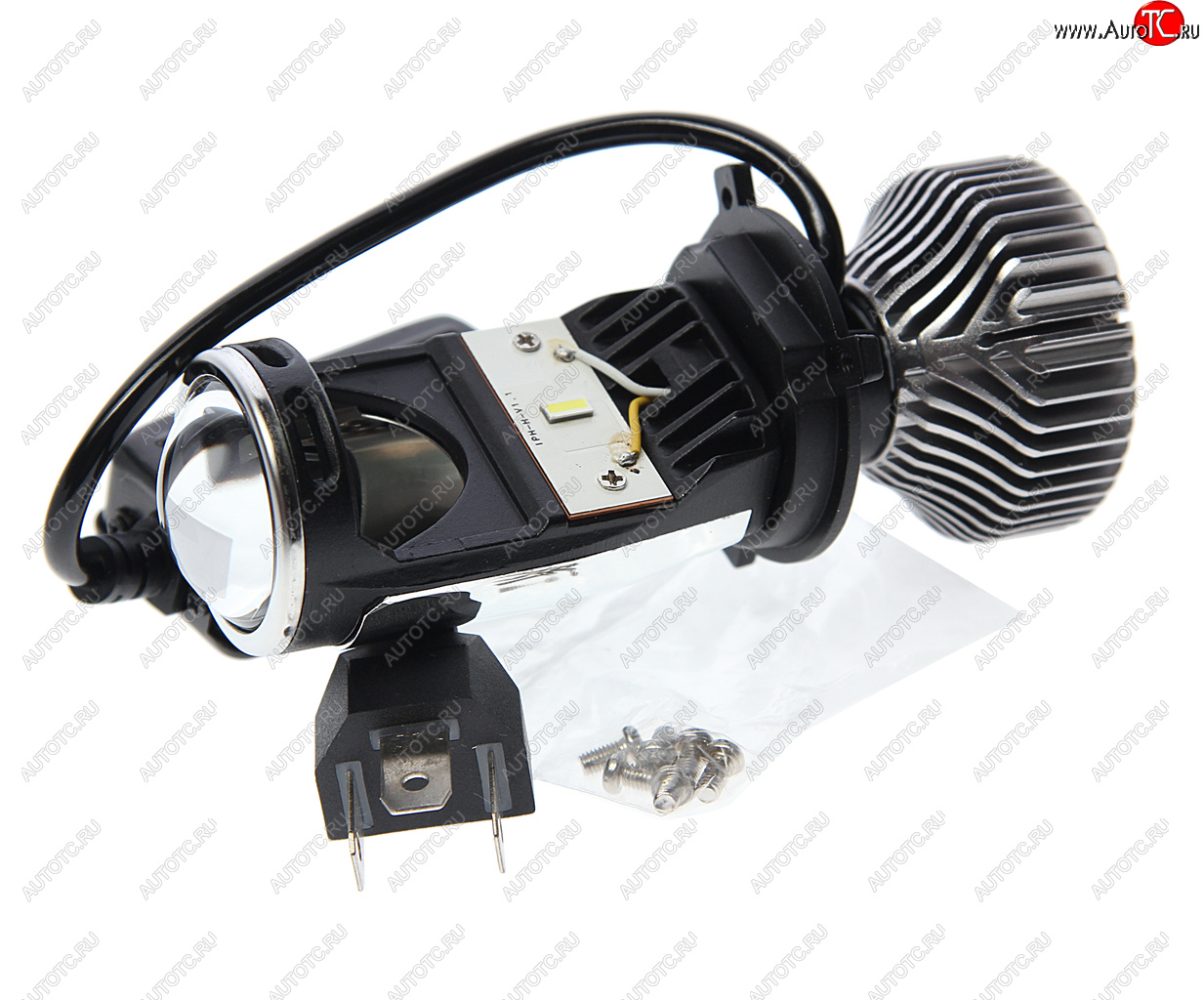 1 869 р. Лампа светодиодная 12V H4 P43t с линзой бокс (1шт.) CLEARLIGHT CLEARLIGHT kbm cl g3 н4 mini1  с доставкой в г. Кемерово