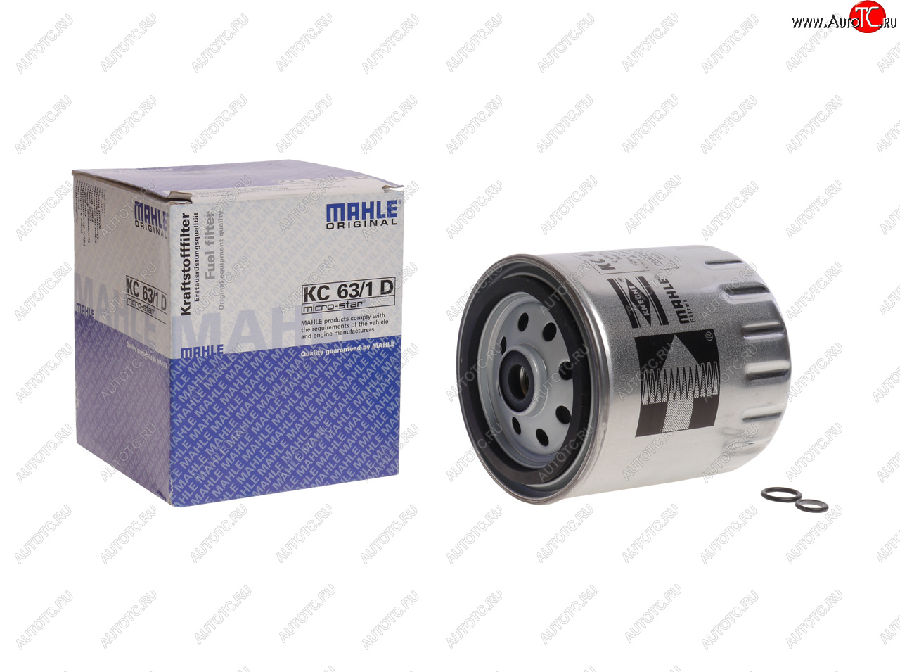 929 р. Фильтр топливный SSANGYONG Rexton (02-),Musso,Istana,Korando (OM600) MAHLE MAHLE kc631d  с доставкой в г. Кемерово