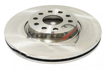 5 299 р. Диск тормозной VW Caddy,Golf,Jetta,Passat AUDI A3,Q3 SEAT Leon SKODA Yeti передний (1шт.) KORTEX KORTEX kd0114  с доставкой в г. Кемерово. Увеличить фотографию 5