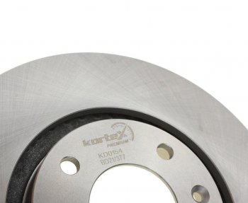 3 079 р. Диск тормозной PEUGEOT 207,307,308,Partner CITROEN C4,C5,Berlingo передний (1шт.) KORTEX KORTEX kd0154  с доставкой в г. Кемерово. Увеличить фотографию 3