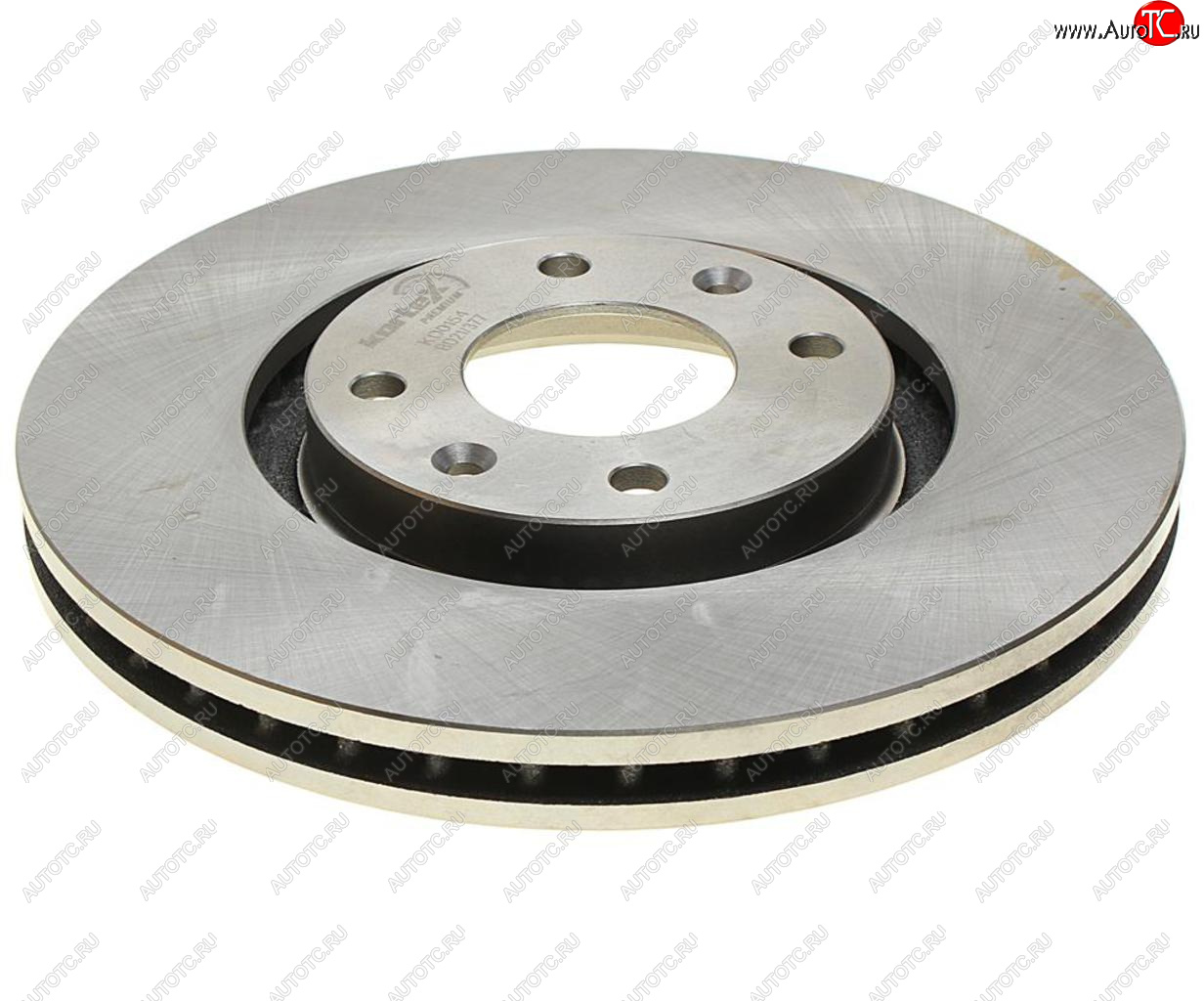 3 079 р. Диск тормозной PEUGEOT 207,307,308,Partner CITROEN C4,C5,Berlingo передний (1шт.) KORTEX KORTEX kd0154  с доставкой в г. Кемерово