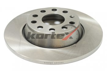 3 179 р. Диск тормозной VW Passat (05-),Tiguan AUDI A3 SKODA Superb (08-) задний (1шт.) (min 2шт.) KORTEX KORTEX kd0202  с доставкой в г. Кемерово. Увеличить фотографию 4