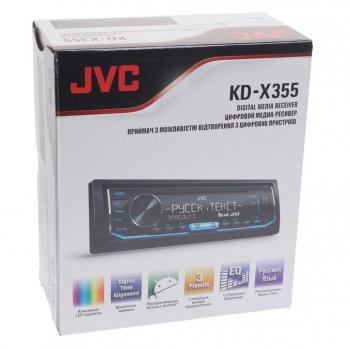 9 799 р. Магнитола автомобильная 1DIN JVC JVC kd-x355  с доставкой в г. Кемерово. Увеличить фотографию 2